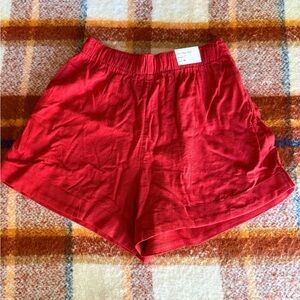 Women's Red Shorts